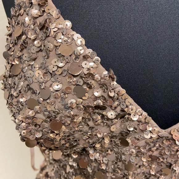Adrianna Papell sequins cocktail dress - Picture 5 of 12